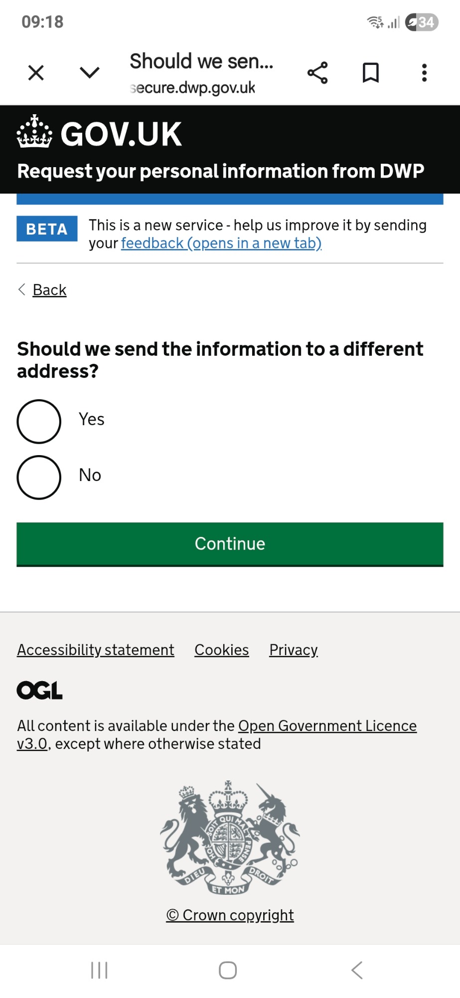 DWP DSAR reference image 7