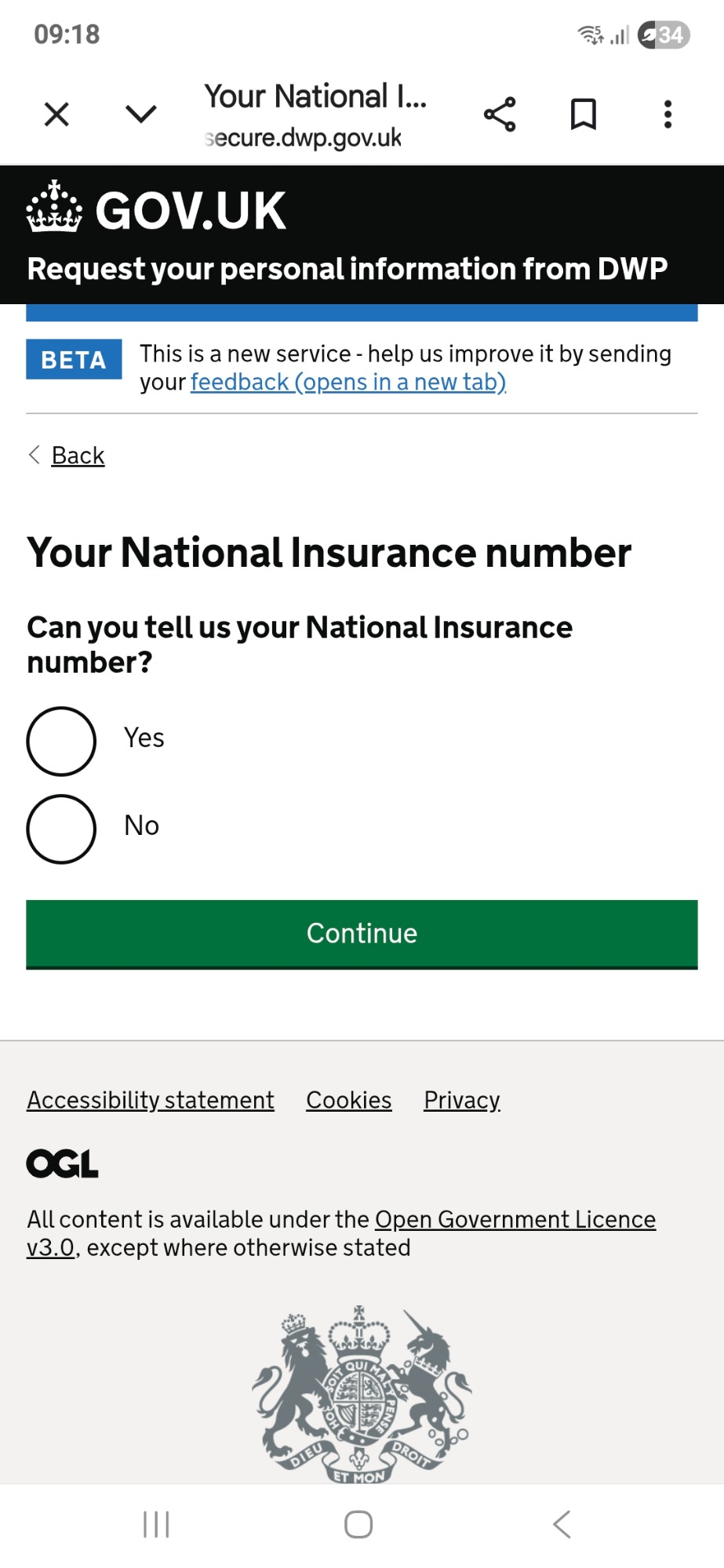DWP DSAR reference image 8